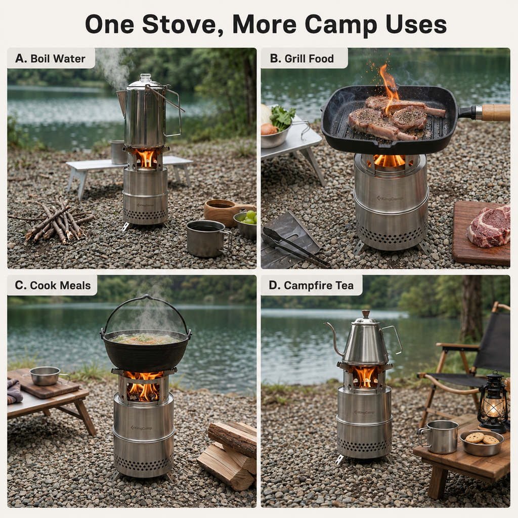 KingCamp FIREWOOD Portable Wood Stove