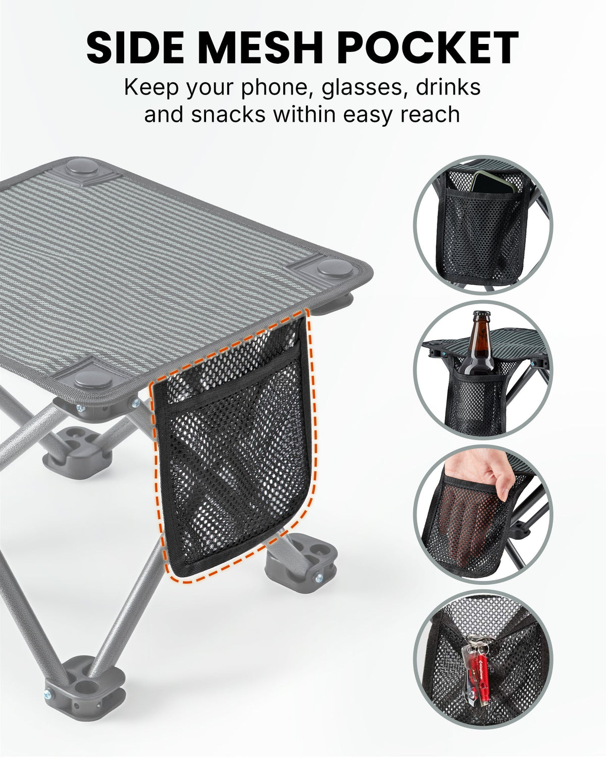KingCamp Mini Folding Camping Stool