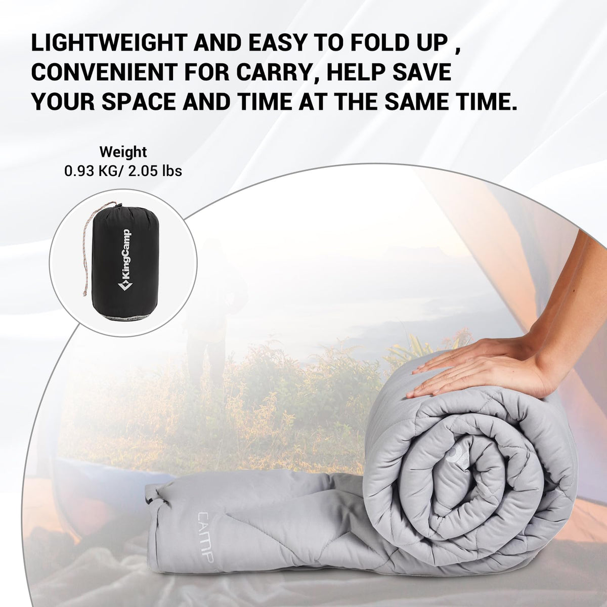 KingCamp Extra Thick Camping Sleeping Pad Cotton Mat