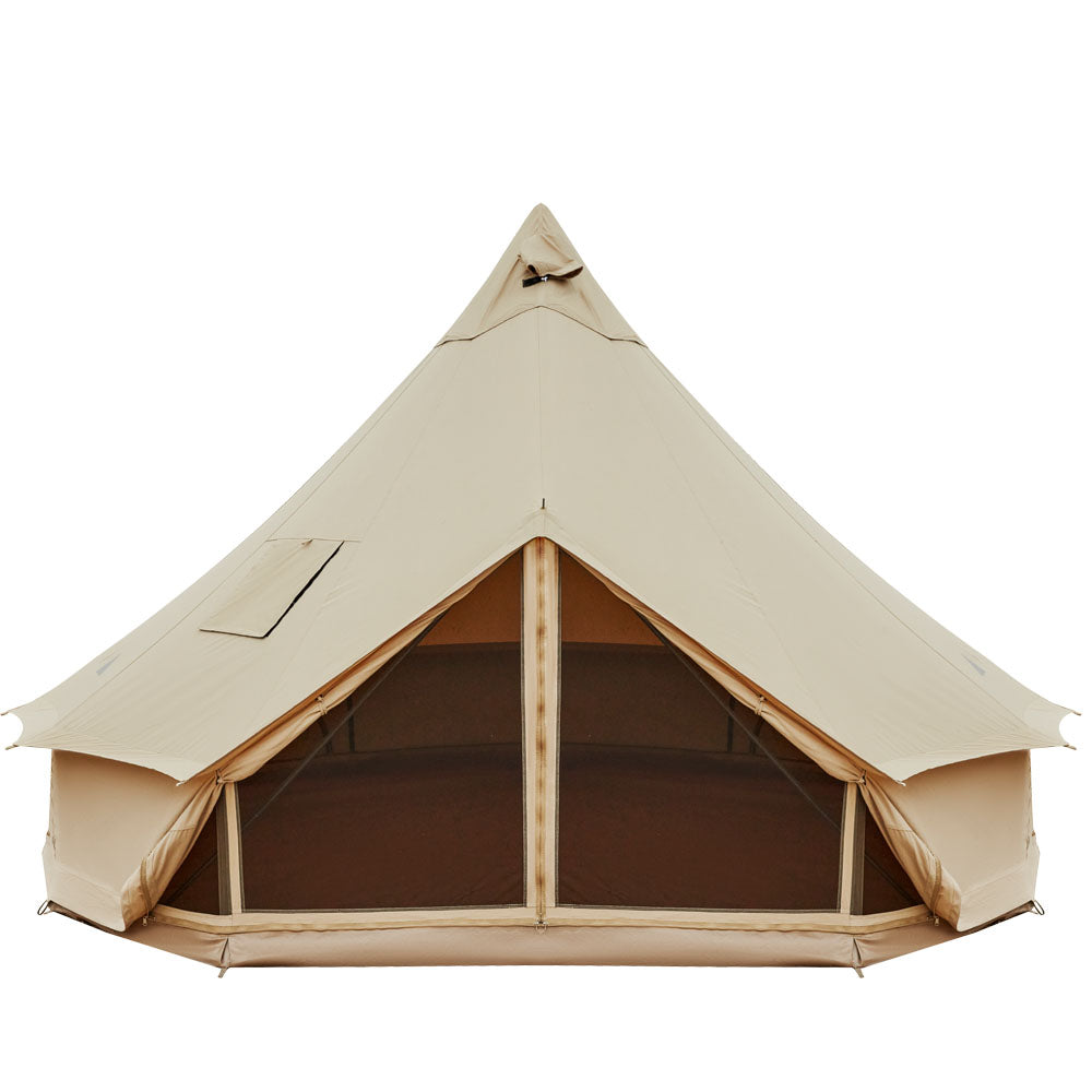 KingCamp KHAN C 400 Glamping Cotton Bell Tent 16.4ft/13.2ft