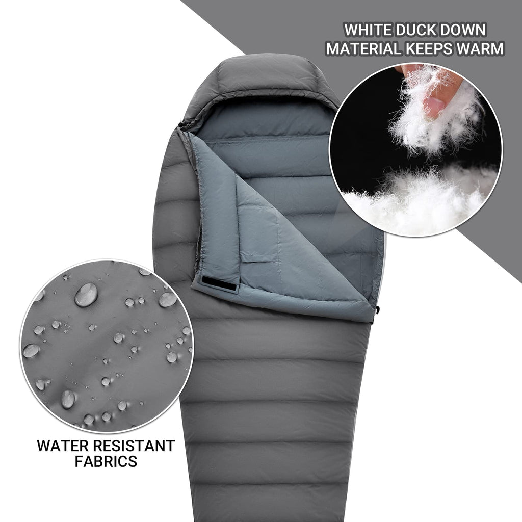 25F Protector 600 Duck Down Mummy Sleeping Bag