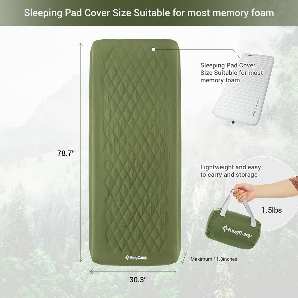 KingCamp Single-Person Cotton Mattress Cover 1.2