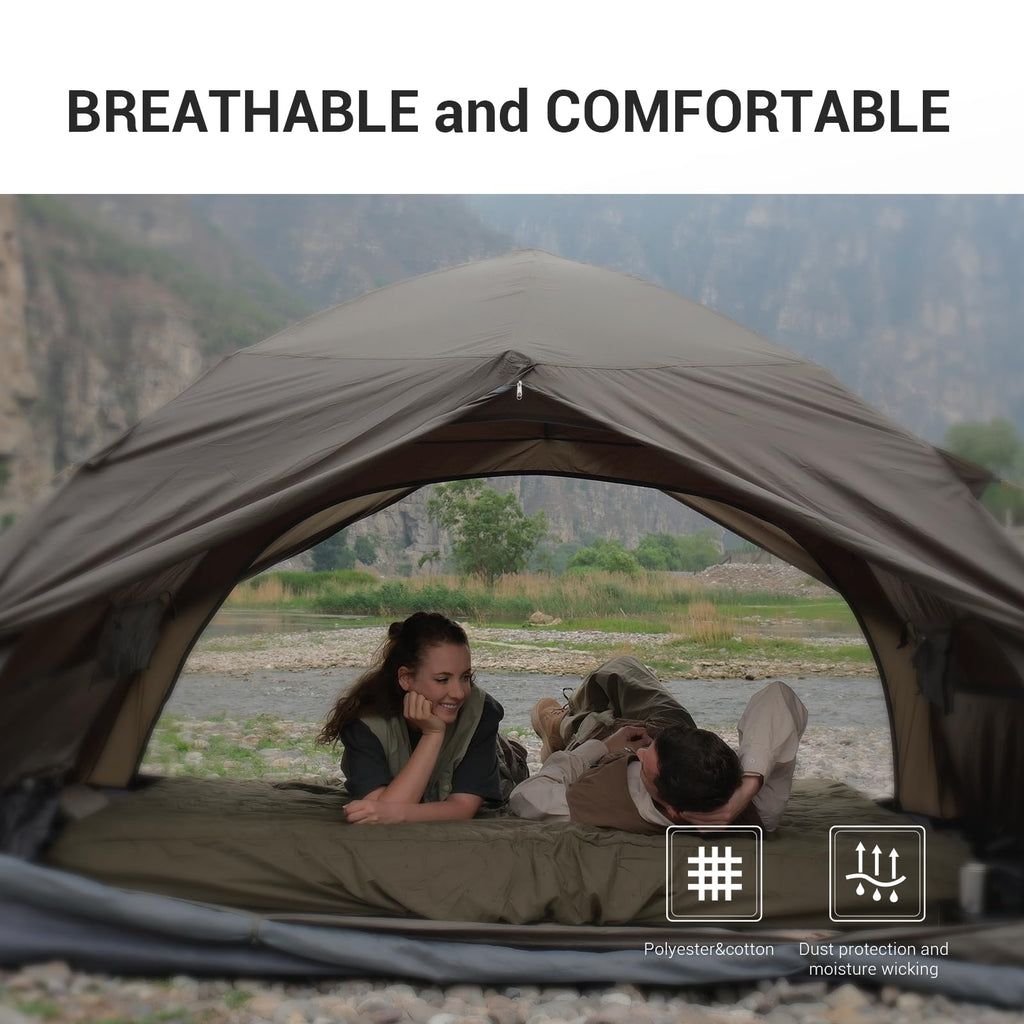 KingCamp Two-Person Cotton Mattress Cover 2.2