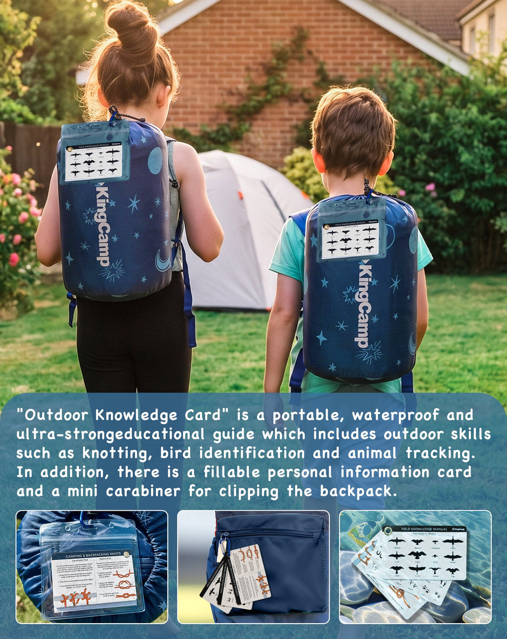 KingCamp Galaxy Zoo C 300 Kids Sleeping Bag – Adjustable Length
