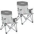 KingCamp Camping Hard Armchair Set of 2