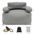 KingCamp Premium Single Inflatable Sofa Set / Grey