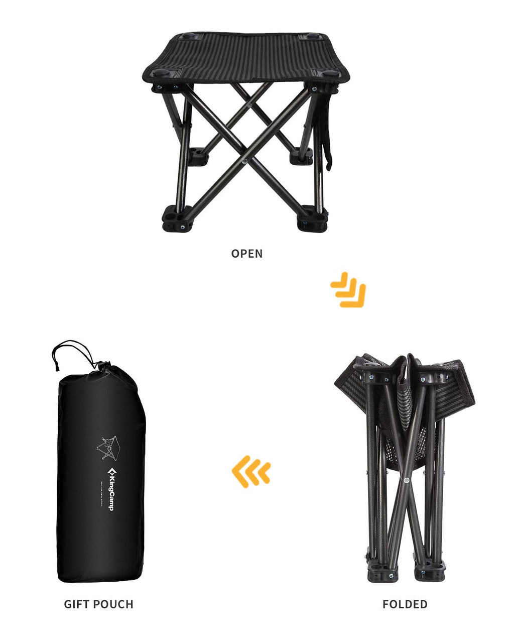 KingCamp Mini Folding Camping Stool
