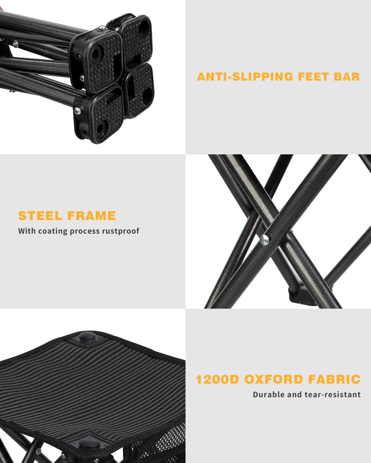 KingCamp Mini Folding Camping Stool
