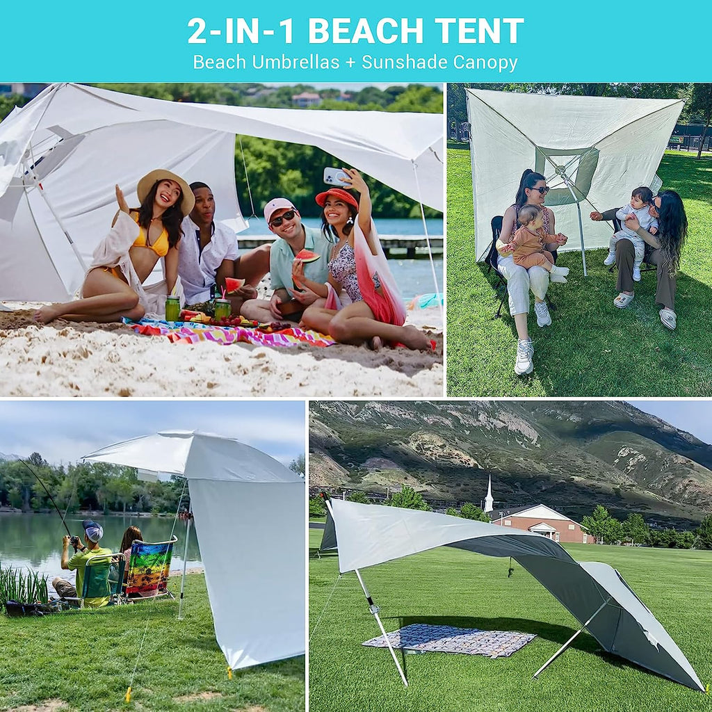 KingCamp Beach Sun Umbrella / Patio Umbrella