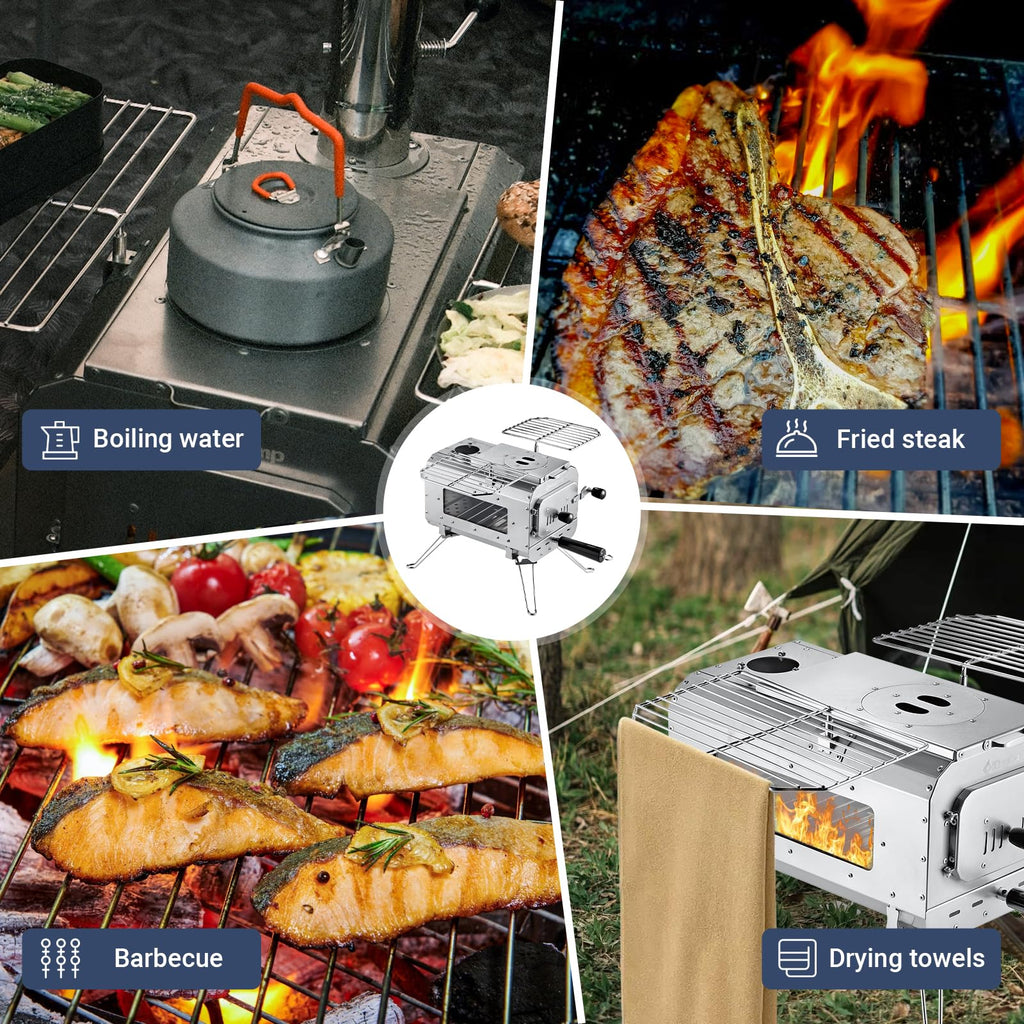 KingCamp Surefire Camping Wood Tent Stove