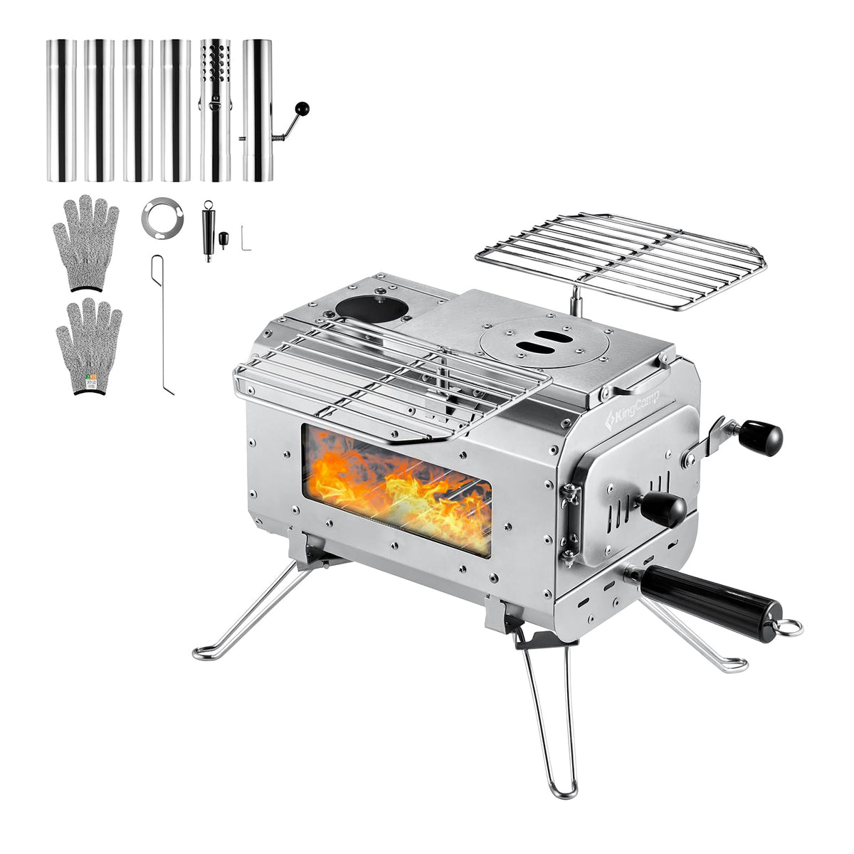 KingCamp Surefire Camping Wood Tent Stove