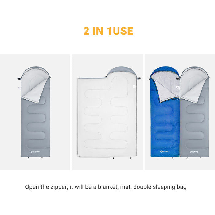 KingCamp 44°F Oasis 250 Sleeping Bag