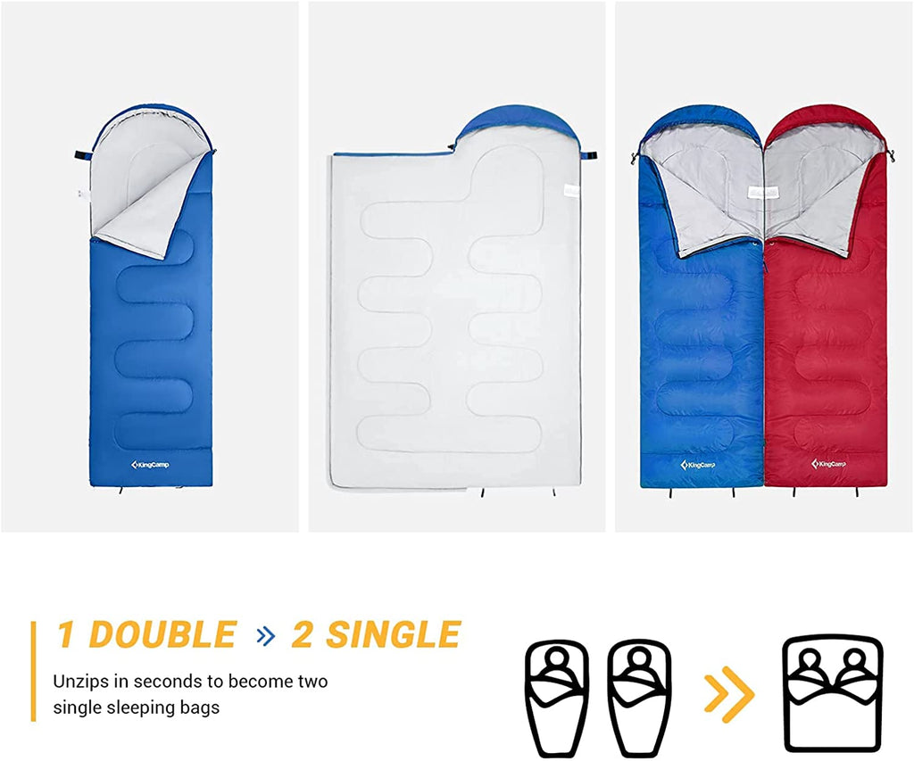 KingCamp 44°F Oasis 250 Sleeping Bag