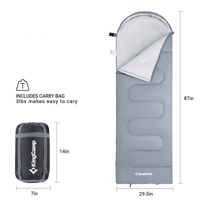 KingCamp 44°F Oasis 250 Sleeping Bag