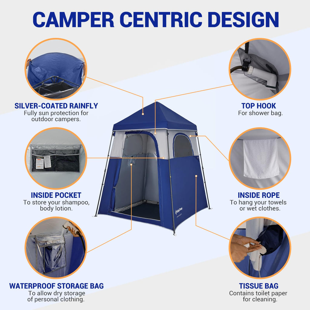 KingCamp MARASUSA Q Single-Room Shower Tent