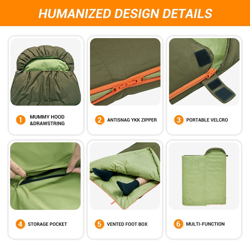 KingCamp FAVOURER ECO 0-Degree Sleeping Bag