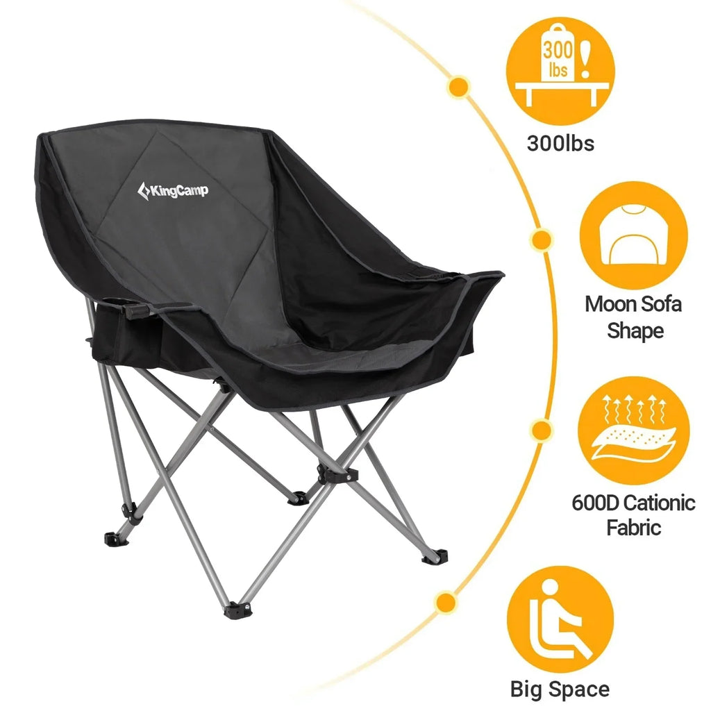 KingCamp CANNA C10 Oversized Padded Sofa Moon Chair