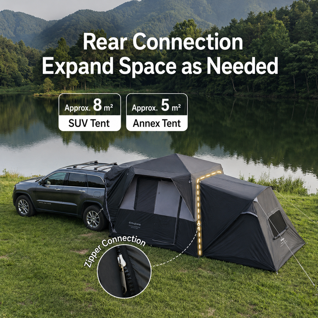 KingCamp BOUNDLESS X3 PRO Modular SUV Tent