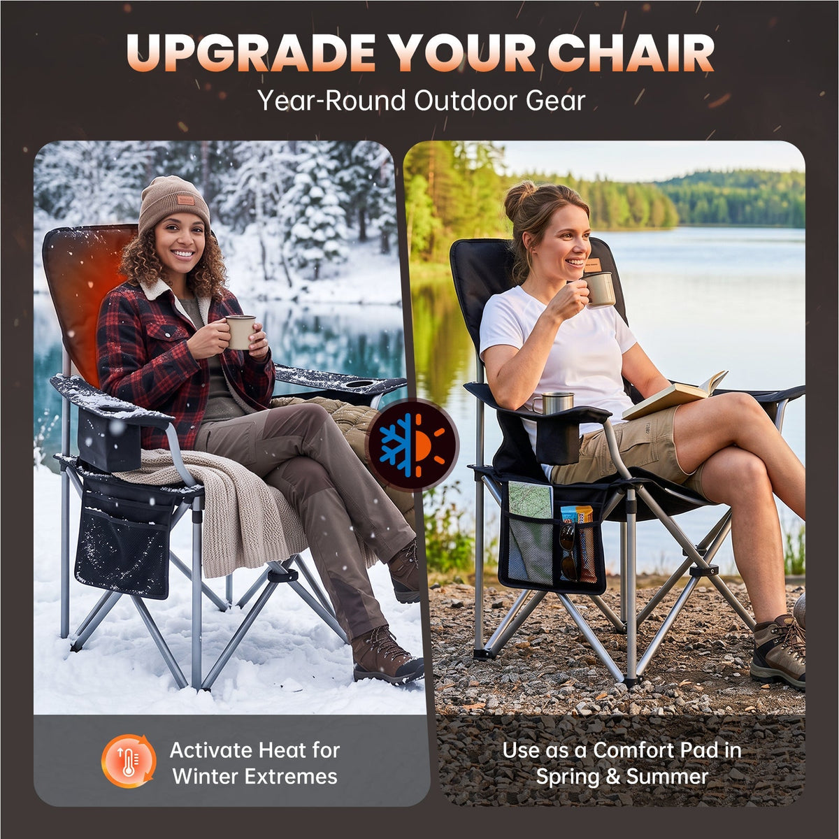 KingCamp Heated Seat Cushion For Outdoors