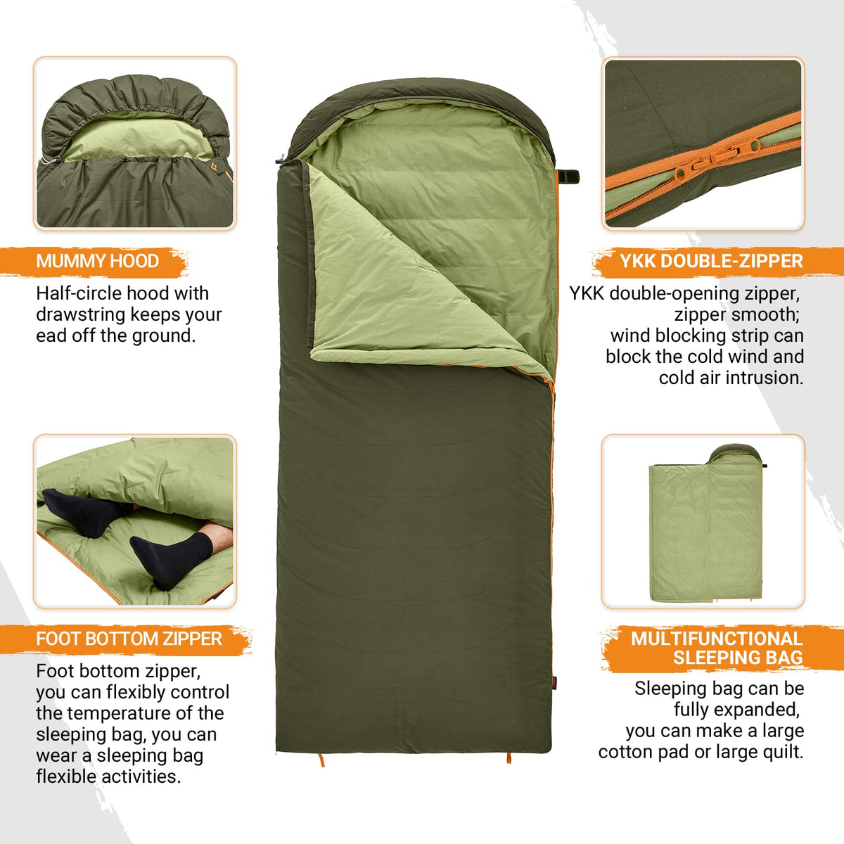 KingCamp FAVOURER ECO 0-Degree Sleeping Bag