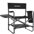 KingCamp ASH B30 Directors Heavy Duty Chair with Side Table