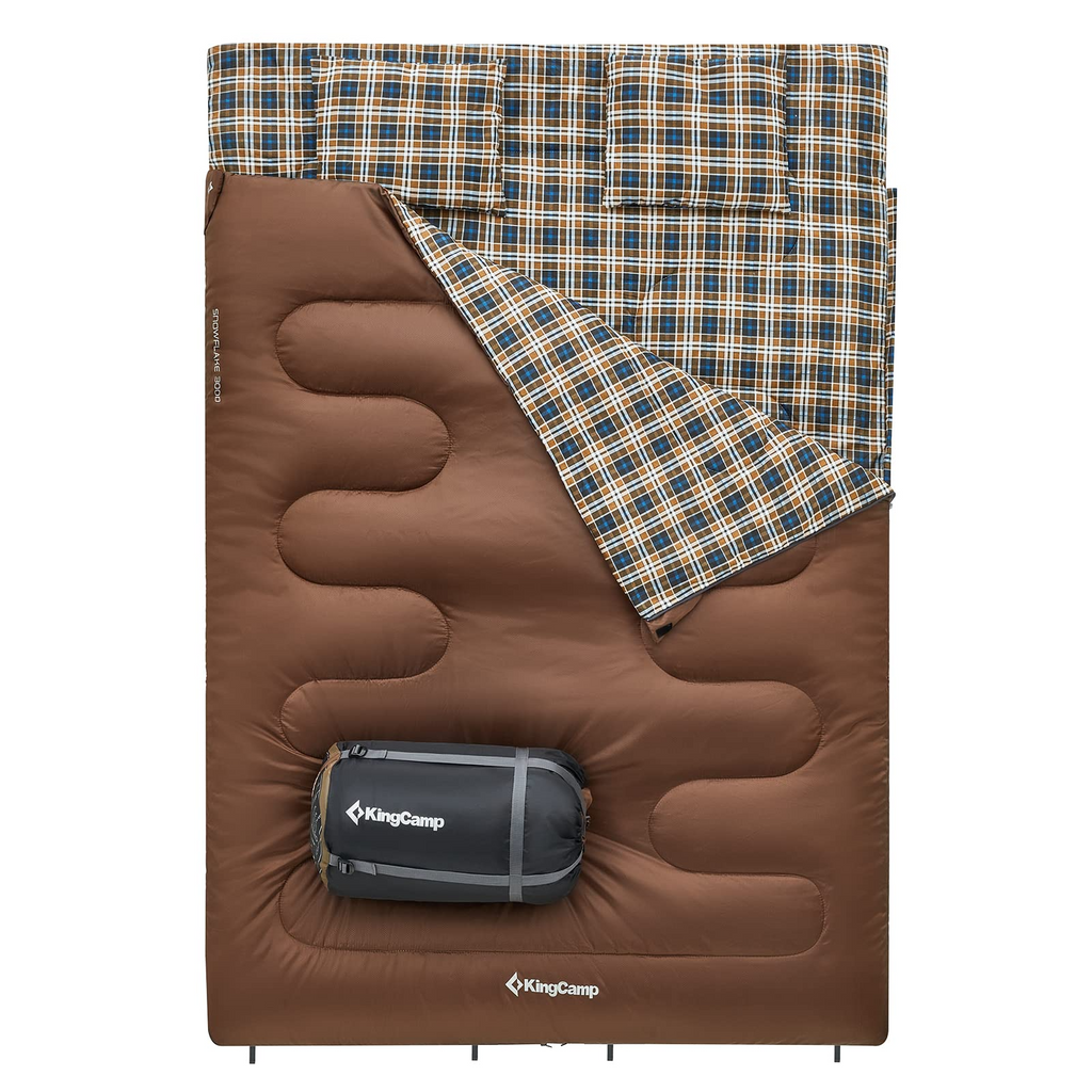 KingCamp SNOWFLAKE 300D Double Flannel Sleeping Bag