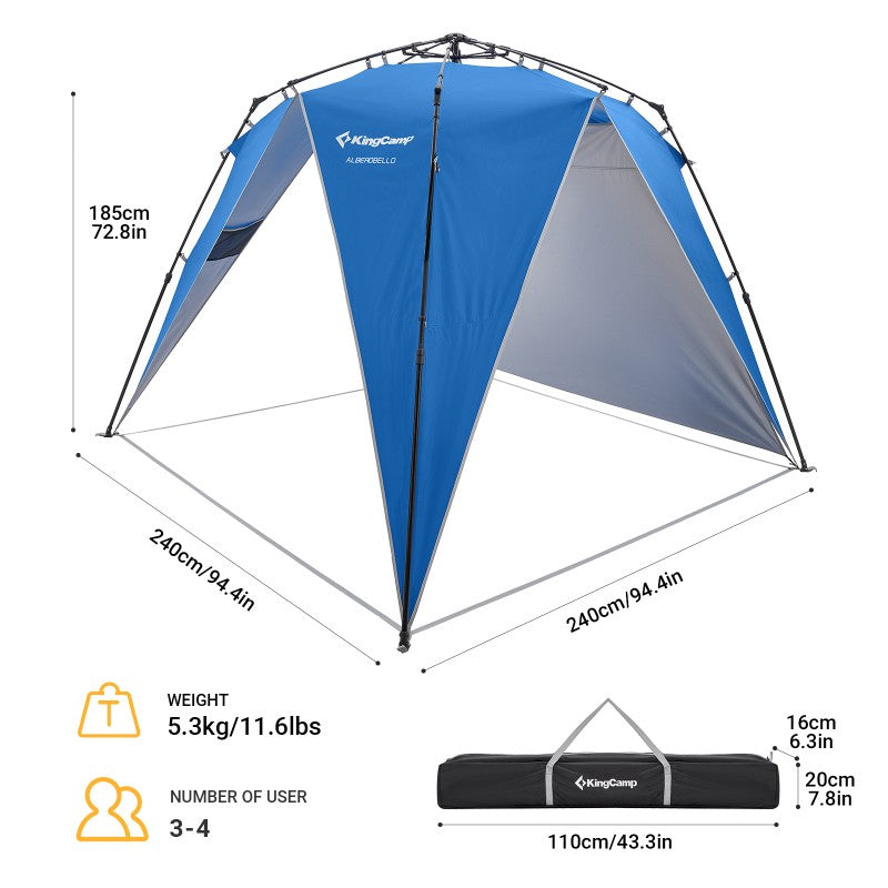 KingCamp Quick-up Sun Shelter Canopy
