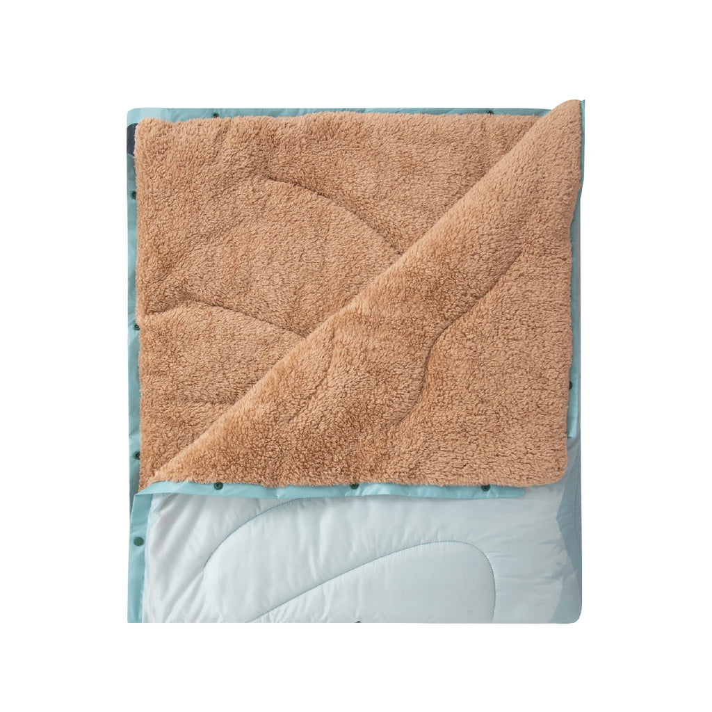 KingCamp Printed Sherpa Fleece Camping Blanket