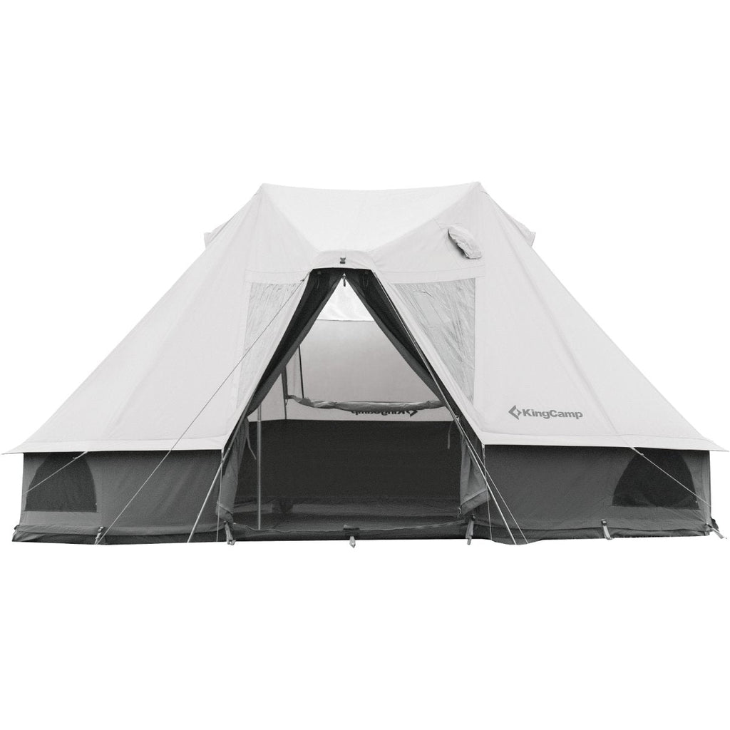 KingCamp KHAN VILLA Tent Glamping 4-in-1 Bundle with Stove
