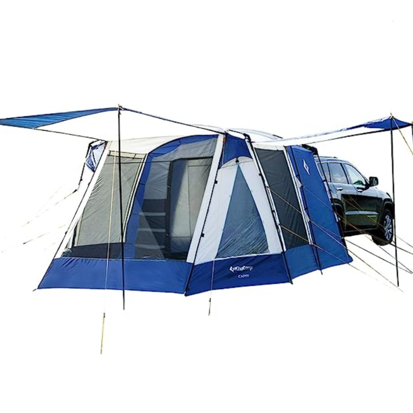 KingCamp Camping Square 3 Season SUV Tent with Screen Room