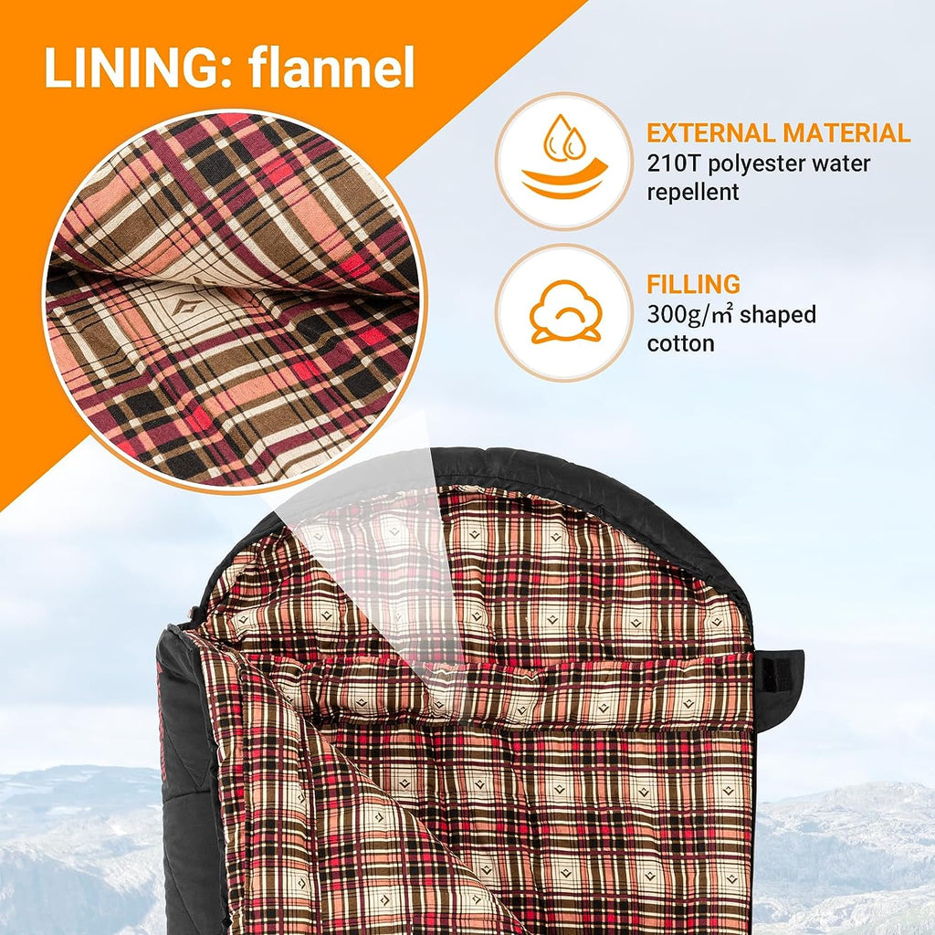 KingCamp 35F Oversized 3-4 Season Sleeping Bag